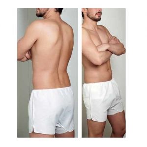 Boxer uomo in SPUNLACE bianco