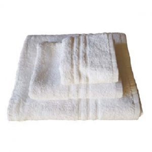 telo in spugna basic 100x150cm bianco