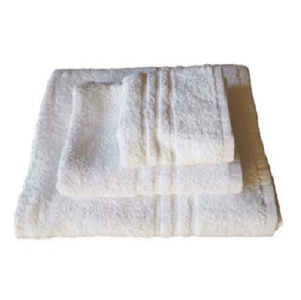 telo in spugna basic 100x150cm bianco