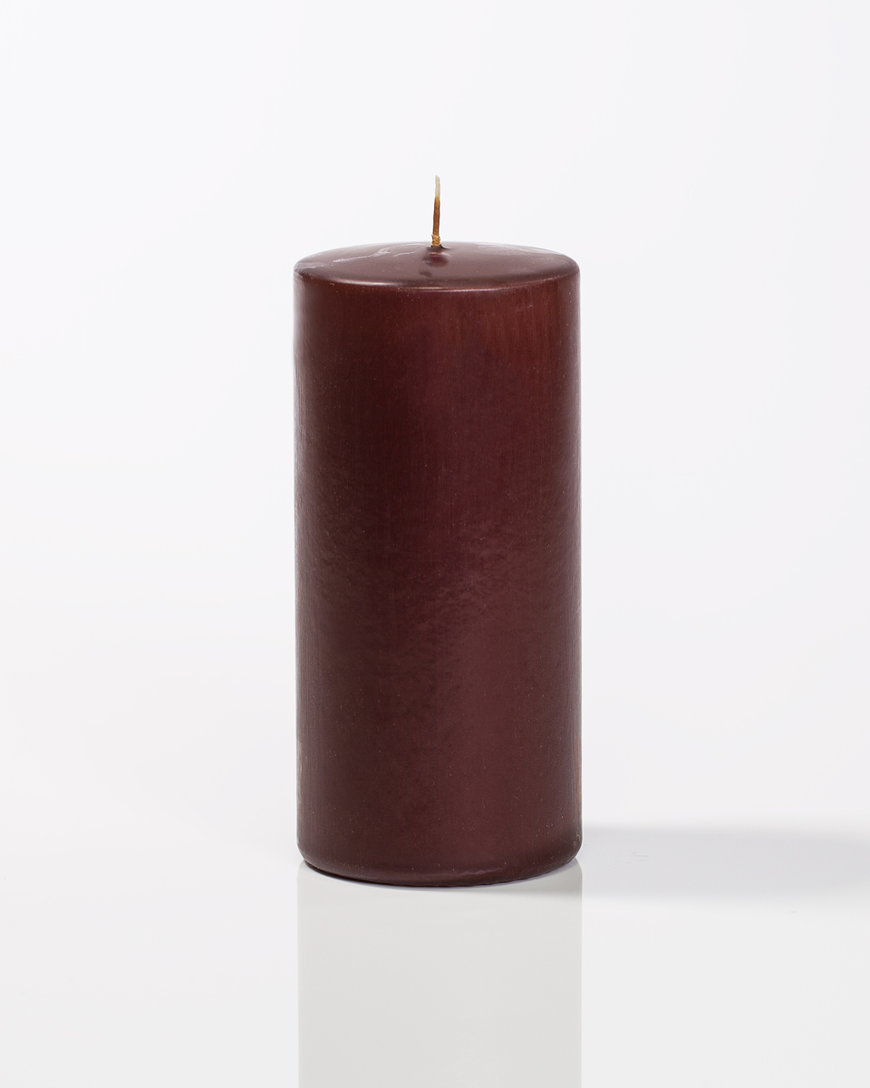 2891 sonosolocolore candela ambiente marrone 7x15cm