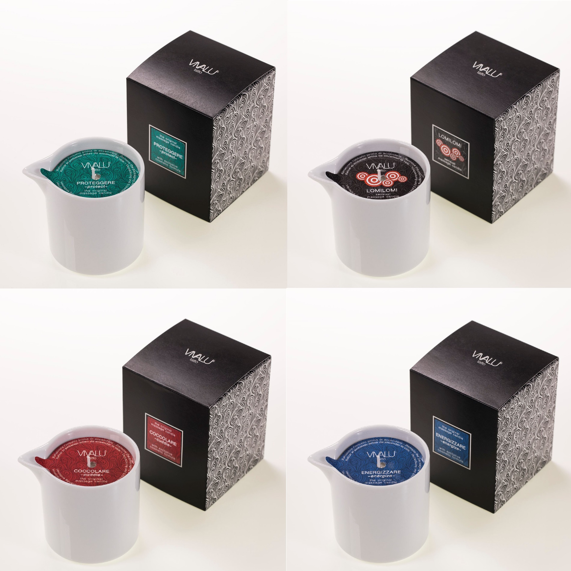 Candele da massaggio TATTO BRICCO da 150ml
