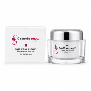 AgeCare Cream CentroBeauty.it con barattolo e scatola affiancati su sfondo bianco per catalogo e-commerce.
