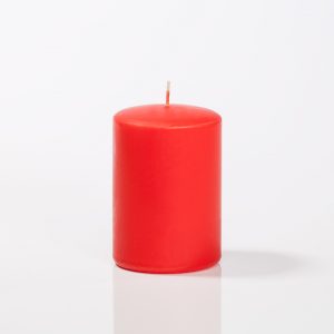 lc710rss sonosolocolore candela ambiente rossa 7x10cm