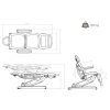 GIRTA poltrona e lettino elettrico a 4 motori - Thumbnail Image 10