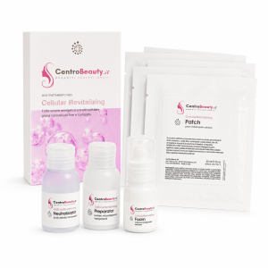 Kit Cellular Revitalizing Centro Beauty con box trattamento viso, preparator, neutralizator, foam e patch rivitalizzanti