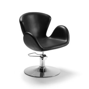 BOB ROUND - Poltrona parrucchiere, base disponibile in 2 colori