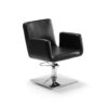 QUIFF SQUARE - Poltrona parrucchiere, base disponibile in 2 colori - Thumbnail Image 1
