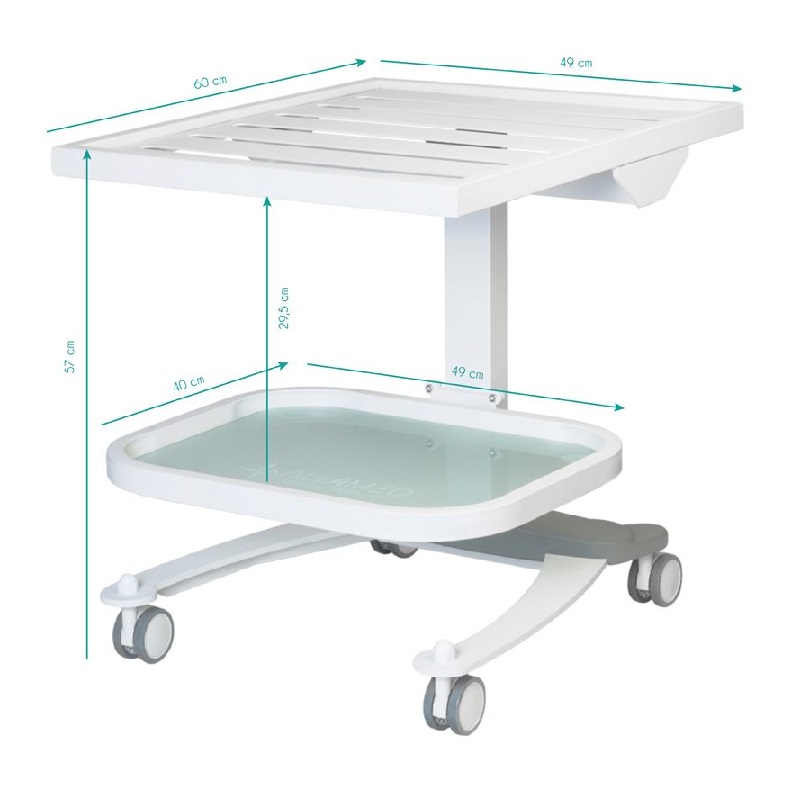 ATLAS carrello per autoclave o dispositivi con ripiano in vetro - immagine 5
