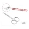 Forbice per manicure russa da 9,5cm e lama curva da 18 e 21mm - Thumbnail Image 1