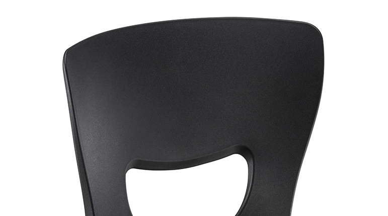 Sgabello DORY in Polipropilene | Robusto e Leggero – Made in Italy – Colore Nero o Beige - immagine 3