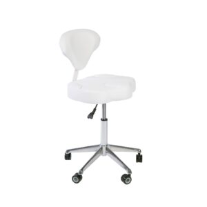 OPY Sgabello a seduta ampia e schienale ergonomico