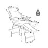 TAYLA Poltrona Pedicure Manuale con Schienale e Pedaline Regolabili - Thumbnail Image 7