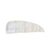 Soffice e Avvolgente Turbante per Capelli in Cotone Bianco - 100% Made in Italy - Thumbnail Image 2