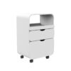 Carrello estetico in legno Silver Fox per Centri Estetici e SPA, colore Bianco