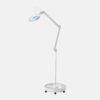 Lente d'ingrandimento 5D della lampada TADA, con luce LED e UV, ideale per trattamenti estetici di precisione.