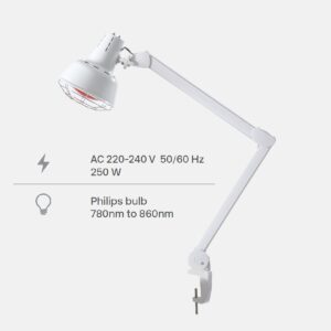 MYSO TABLE Lampada a Infrarossi 780-860nm Philips con Supporto per Tavolo