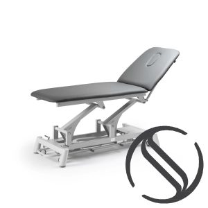 TITAN 301 SILVERFOX Lettino elettrico professionale – 2 sezioni, altezza regolabile