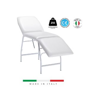 Lettino professionale a 3 zone con testata e piedi regolabili LE 104 AURORA