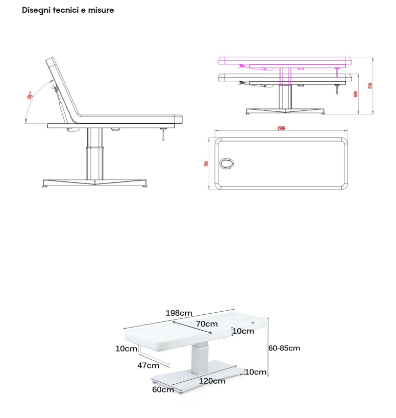 HERN+ - LETTINO MASSAGGIANTE 1 MOTORE - immagine 12