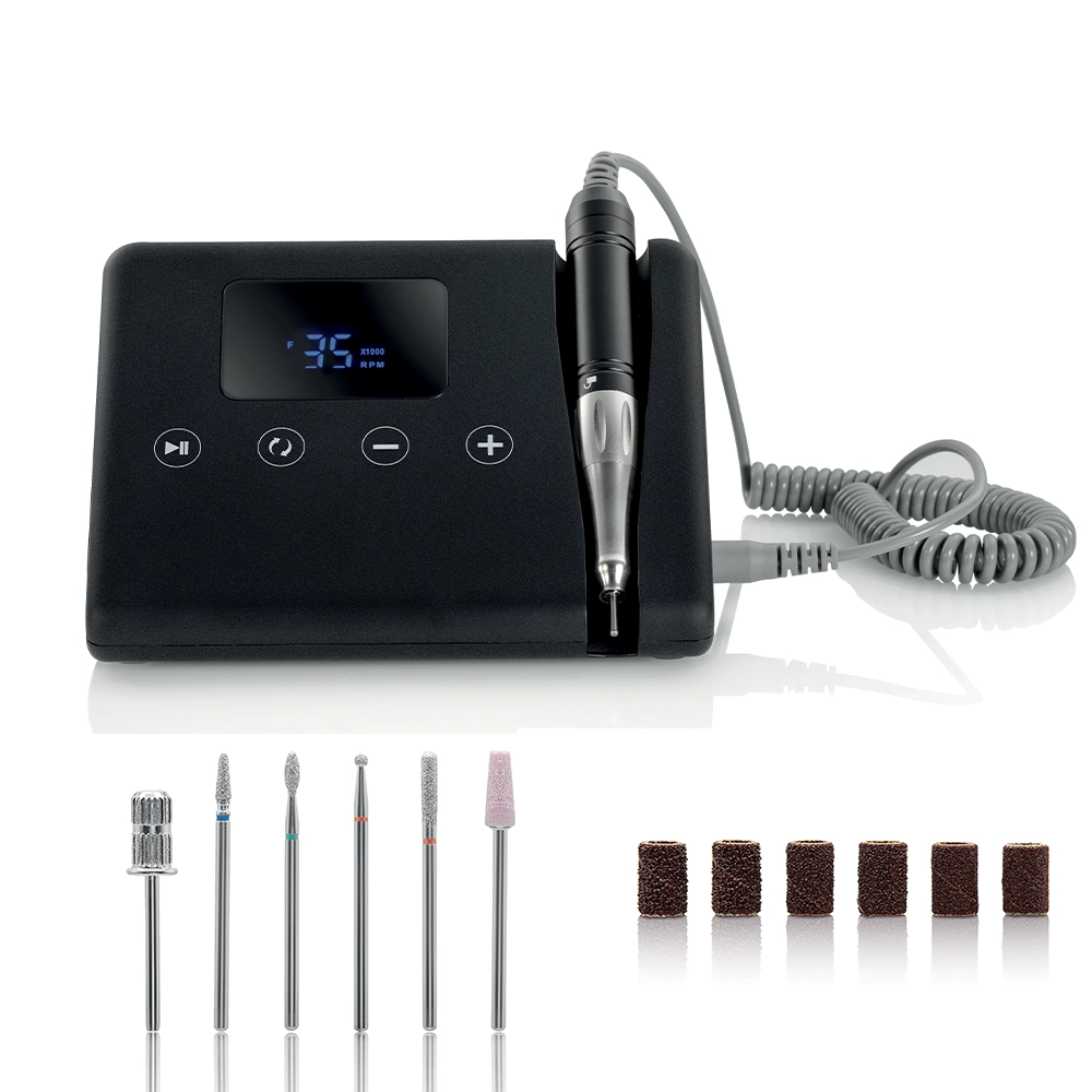 Fresa Professionale per Unghie BLACK PRO TOUCH 35000 RPM - immagine 3
