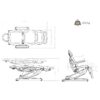 GIRTA EVO STAMSKIN poltrona e lettino elettrico a 4 motori - Thumbnail Image 13