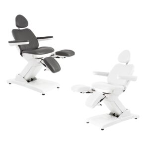 MINKA poltrona podologica elettrica a 3 motori - colore BIANCO / ANTRACITE