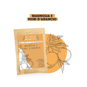 Sali da bagno e pediluvio alla MAGNOLIA E FIORI D'ARANCIO - Busta 50GR